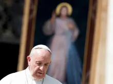 Pope Francis celebrates Divine Mercy Sunday in St. Peter's Square in April, 2018. 