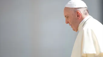 Pope Francis at a general audience in Rome in June 2018.