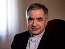 His Eminence Giovanni Angelo Becciu, Prefect of the Congregation for the Causes of Saints, June 27, 2019. 