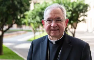 Archbishop José H. Gómez of Los Angeles at the North American College in Rome, Sept. 16, 2019. Daniel Ibáñez/CNA 