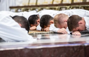 Ordination of new Deacons from the Pontifical North American College in St. Peter's Basilica, Oct. 3, 2019.   Daniel Ibanez/CNA