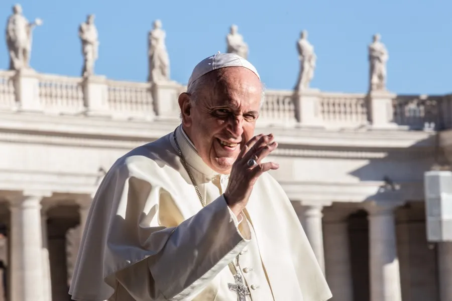Pope Francis in St. Peter's Square on Oct. 9, 2019. ?w=200&h=150