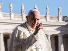 Pope Francis in St. Peter's Square on Oct. 9, 2019. 