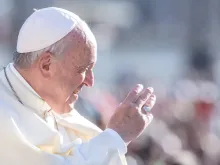 Pope Francis in St. Peter's Square on Oct. 16, 2019. 