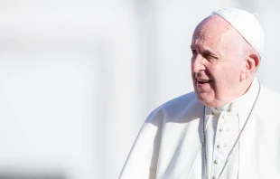 Pope Francis pictured in St. Peter's Square, Oct. 23, 2019.   Daniel Ibáñez/CNA.