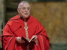 November 27, 2019: Archbishop Charles Chaput in Rome for his final ad limina visit as Archbishop of Philadelphia. 