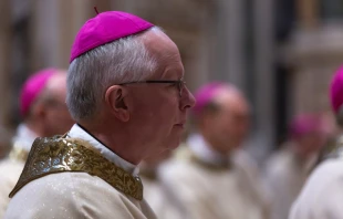 Bishop John Brungardt of Dodge City says Mass at Santa Maria Maggiore in Rome, Jan. 19, 2020. Credit: Daniel Ibanez/CNA.
