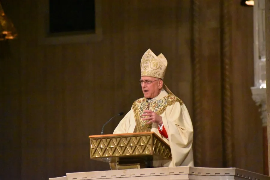 Archbishop Joseph F. Naumann, Chairman of the USCCB Committee on Pro-Life, gives the homily during the Mass for Life. ?w=200&h=150