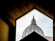 The dome of St. Peter’s Basilica, Vatican City.