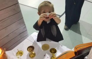 Mikey Schachle, whose life was saved by an officially recognized miracle through the intercession of Fr. Michael McGivney. Photo courtesy of the Schachle Family.