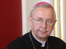 Archbishop Stanisław Gądecki, president of the Polish bishops’ conference, pictured in Warsaw Feb. 12, 2020. 