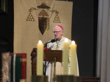 Bishop Dermot Farrell is installed as the new archbishop of Dublin in St. Mary's Pro-Cathedral, Dublin, Ireland, on Feb. 2, 2021.
