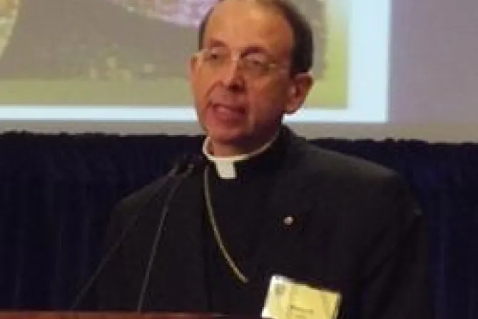 CNA Bishop William E Lori speaks on religious freedom at the US Conference of Catholic Bishops fall General Assembly 2 CNA US Catholic News 11 14 11