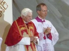 Pope Benedict XVI and Msgr. Guido Marini