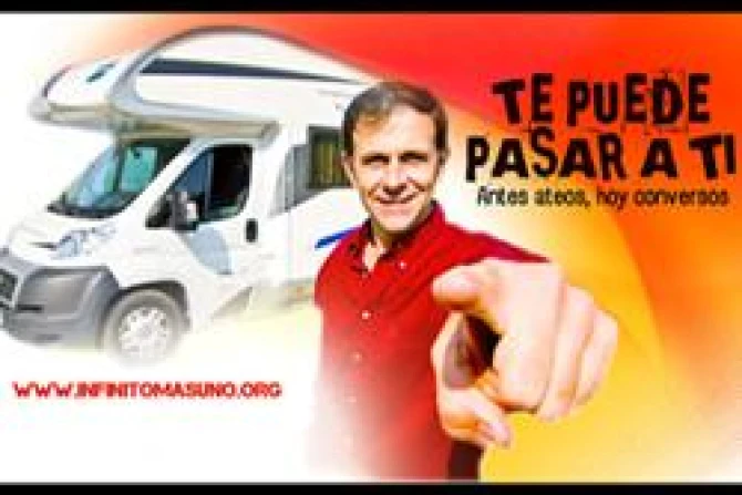 CNA TE PUEDE PASAR A TI   Antes ateos hoy conversos Movie Poster Credit infinitomasunoorg CNA World Catholic News 11 10 11