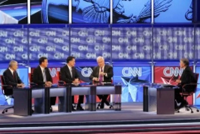 CNN And Arizona GOP Host Presidential Debate Credit Justin Sullivan Getty Images News Getty Images CNA US Catholic News 2 23 12