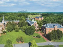 Campus of Belmont Abbey College. Courtesy of Belmont Abbey College.