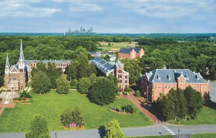 Campus of Belmont Abbey College. Courtesy of Belmont Abbey College. 
