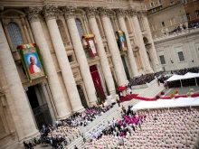 The canonizations of St. John Paul and St. John XXIII in St. Peter’s Square, April 27, 2014.