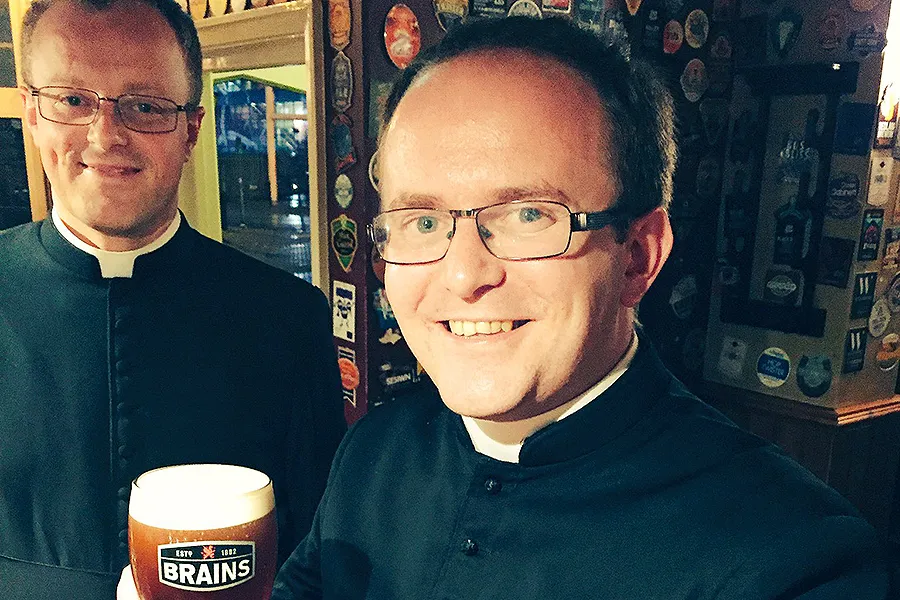 Seminarians of the Cardiff archdiocese enjoying a pint at The City Arms. ?w=200&h=150