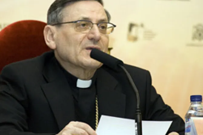 Cardinal Angelo Amato Photo Credit Church of Valladolid CNA Vatican Catholic News 4 6 11