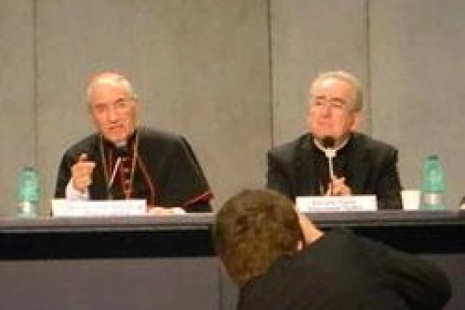 Cardinal Antonio Maria Rouco Varela Stanislaw Rylko WYD 2011 press conference CNA Vatican Catholic News 10 05 10