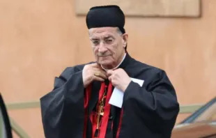 Cardinal Bechara Boutros Rai, the Maronite Patriarch, at the Vatican March 5, 2013.   InterMirifica.net.