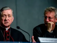 Cardinal Blase Cupich and Bishop Alain de Raemy Oct. 20, 2018. 