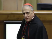 Cardinal Daniel DiNardo at the Vatican summit on sex abuse Feb. 23, 2019. 