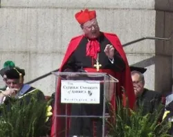 Cardinal Timothy Dolan delivers the May 12, 2012 commencement address at the Catholic University of America.?w=200&h=150
