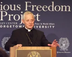 Cardinal Donald Wuerl of Washington DC speaks at religious freedom symposium Sept.13, 2012 at Georgetown University.?w=200&h=150