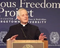 Cardinal Donald Wuerl of Washington DC speaks at religious freedom symposium Sept.13, 2012 at Georgetown University.?w=200&h=150