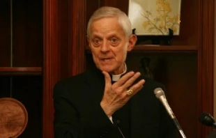 Cardinal Donald Wuerl of Washington speaks during Pledge of Solidarity and Call to Action event, May 7, 2014. Photo courtesy of the office of Rep. Frank Wolf.