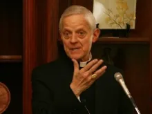 Cardinal Donald Wuerl of Washington speaks during Pledge of Solidarity and Call to Action event, May 7, 2014. Photo courtesy of the office of Rep. Frank Wolf.