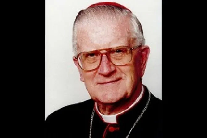 Cardinal Edward Bede Clancy former Archbishop of Sydney died August 3 2014 Credit Australian Catholic Bishops Conference CNA 8 4 14