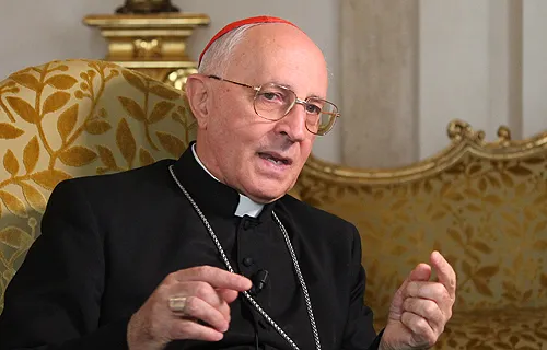 Cardinal Fernando Filoni, who traveled to Iraq Aug. 12-20 as Pope Francis' personal envoy, speaks to CNA in Rome, Aug. 22, 2014. ?w=200&h=150