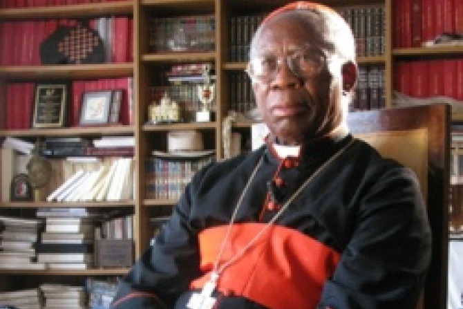 Cardinal Francis Arinze at his home in Rome on March 19 2012 3 CNA Vatican Catholic News 3 21 12