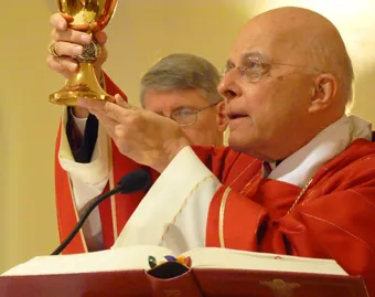 Cardinal Francis George celebrates Mass at the tomb of St. Peter.?w=200&h=150