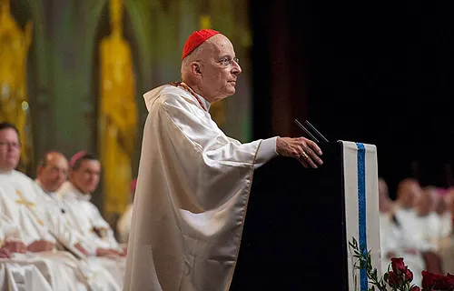 Cardinal Francis George of Chicago gives the homily during Mass at the K of C Supreme Convention in San Antonio, TX on August 7, 2013. ?w=200&h=150