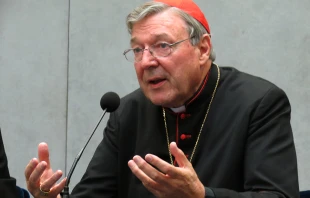 Cardinal George Pell.   Matthew Rarey/CNA.