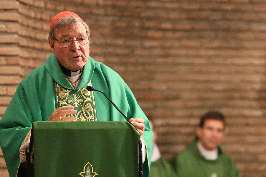 Cardinal George Pell celebrates Mass at the St. Lorenzo Youth Centre in Rome, Jan. 30, 2015. ?w=200&h=150