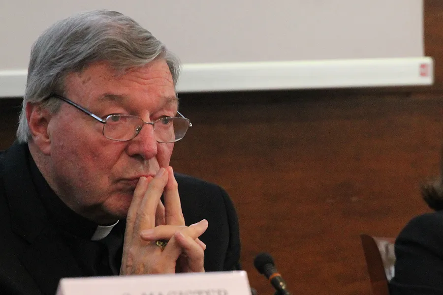 Cardinal George Pell takes part in the True Gospel of Family book presentation at the Lateran Univeristy in Rome, Oct. 3, 2014. ?w=200&h=150