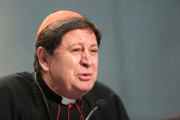 Cardinal Joao Braz de Aviz 1 at press briefing on concecrated life at Holy See Press Office Dec 14 2015 Credit Daniel Ibanez CNA 12 14 15