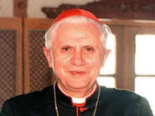 Then-Cardinal Joseph Ratzinger