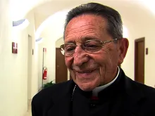 Cardinal Julián Herranz Casado in Rome on March 13, 2014. 