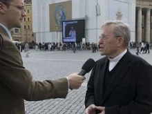 Cardinal Walter Kasper speaks with CNA's Alan Holdren