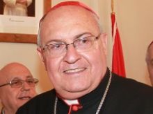 Cardinal Leonardi Sandri during a May visit to Lebanon. Photo courtesy of the Congregation for Eastern Churches.