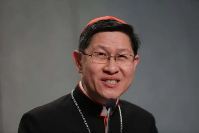 Cardinal Luis Tagle Credit Daniel Ibanez CNA