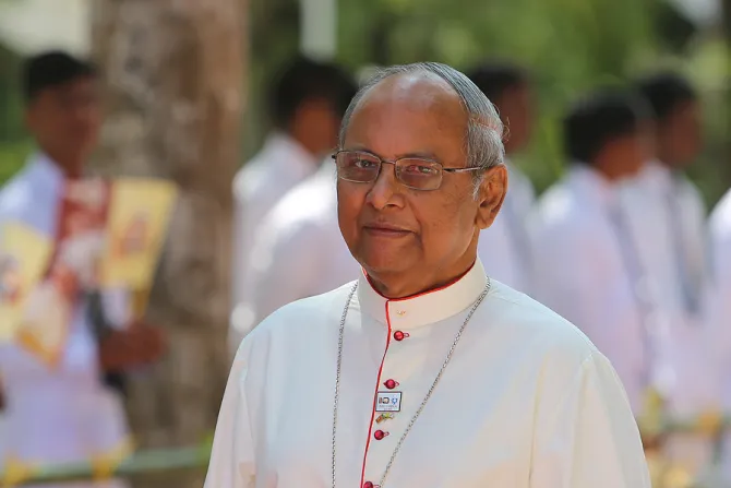 Cardinal Malcolm Ranjith outside his residence in Colombo Sri Lanka on Jan 13 2015 Credit Alan Holdren CNA 2 CNA 1 13 15
