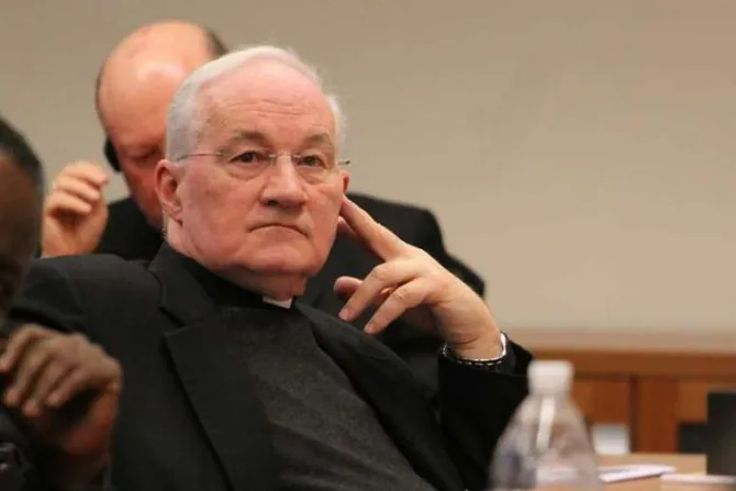 Cardinal Marc Ouellet takes part in the Pontifical Council for Cultures Plenary Assembly on Womens Cultures in Rome on Feb 6 2015 Credit Bohumil Petrik CNA CNA 2 6 15